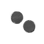 5 stücke / satz Kohlefaserauto Central Control Cup Halter Panel Aufkleber Dekorative Aufkleber für Toyota Tundra 2014-2018, links rechts fahren universell – Bild 3