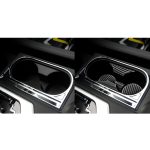 5 stücke / satz Kohlefaserauto Central Control Cup Halter Panel Aufkleber Dekorative Aufkleber für Toyota Tundra 2014-2018, links rechts fahren universell – Bild 7