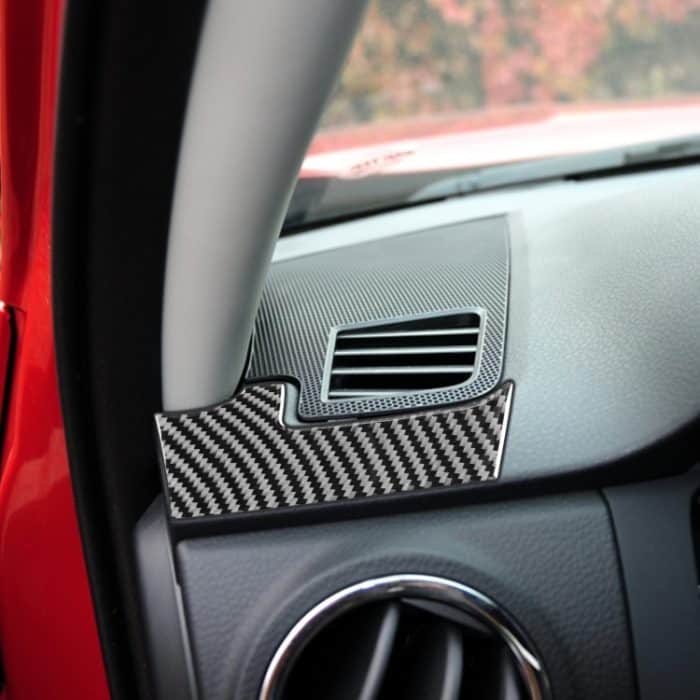 2 teile / satz Kohlenstofffaser-Automaß-Armaturenbrett Air Outlet dekorativer Aufkleber für Toyota Tundra 2014-2018, Linke Fahren – Bild 5