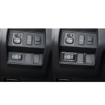 Kohlefaserauto-Scheinwerfer-Schalter-Ring-dekorativer Aufkleber für Toyota-Tundra 2014-2018, links rechts fahren universell – Bild 6