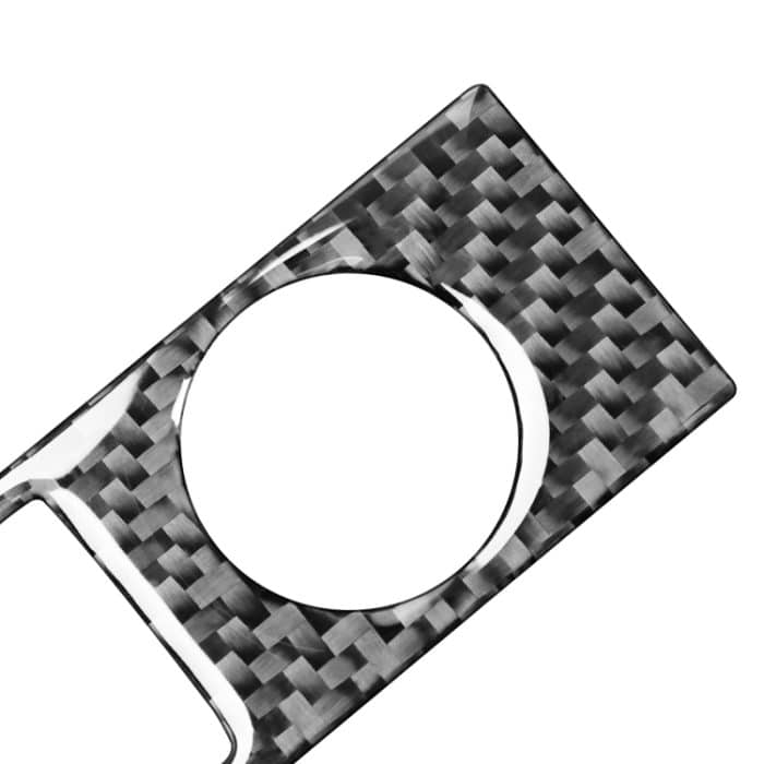 2 stücke / satz Kohlefaser Auto Zentralsteuerung Volumenschalter Dekorative Aufkleber für Toyota Tundra 2014-2018, links rechts fahren universell – Bild 3