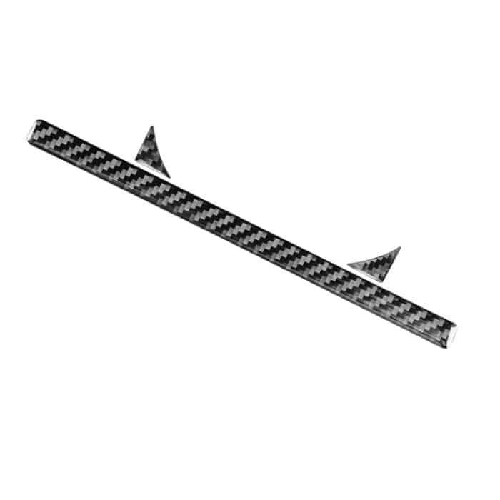 3 teile / satz Kohlefaserwagen Central Control Cup Halter Dekorative Aufkleber für Toyota Tundra 2014-2018, Linke Fahren – Bild 3