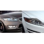 2 stücke / satz Kohlefaser Auto Lampe Augenbraue Dekorative Aufkleber für Ford Mondeo MK4 2007-2013, LOP CLUE-Version – Bild 7