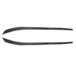 2 Stück / Set Kohlefaser Auto Lampe Augenbraue Dekorative Aufkleber für Mitsubishi Lancer EVO 2008-2014, LOP CLUE-Version