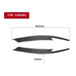 2 teile / satz Kohlefaser Auto Lampe Augenbraue Dekorative Aufkleber für Subaru Impreza WRX 10. Generation 2008-2011, Drop Lue-Version – Bild 2