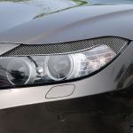2 stücke / satz Kohlefaser Auto Lampe Augenbraue Dekorative Aufkleber für BMW Z4 / E89 2009-2015, Tropfenkleberversion – Bild 5