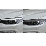 2 Stück / Set Kohlefaser-Auto-Lampen-Augenbraue-dekorativer Aufkleber für BMW 5-Serie G30 / G38 2018, Drop-Kleber-Version – Bild 6