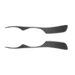 2 Stück / Set Kohlefaser-Automarile-Augenbraue-dekoratives Aufkleber für Lexus IS300 / IS200 / RS200 / Altezza 1998-2005, Drop-Kleber-Version