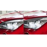 2 Stück / Set Carbon Fiber Auto Lampe Augenbraue Dekorative Aufkleber für BMW X1 / E84 2009-2014, Tropfenkleberversion – Bild 6