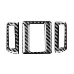 3 stücke / satz Kohlefaserauto Central Air Outlet Dekorative Aufkleber für Toyota 4Runner 2010-2020