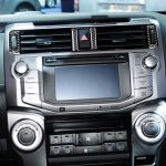 3 stücke / satz Kohlefaserauto Central Air Outlet Dekorative Aufkleber für Toyota 4Runner 2010-2020 – Bild 4