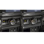 12 teile / satz Kohlefaser Auto Klimaanlage Switch Panel Dekorative Aufkleber für Toyota 4Runner 2010-2020 – Bild 7