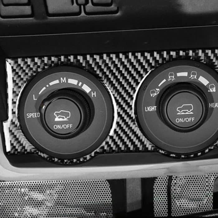 Kohlefaser-Auto-Vierradantriebschalter-Schalttafel dekorativer Aufkleber für Toyota 4runner 2010-2020 – Bild 5