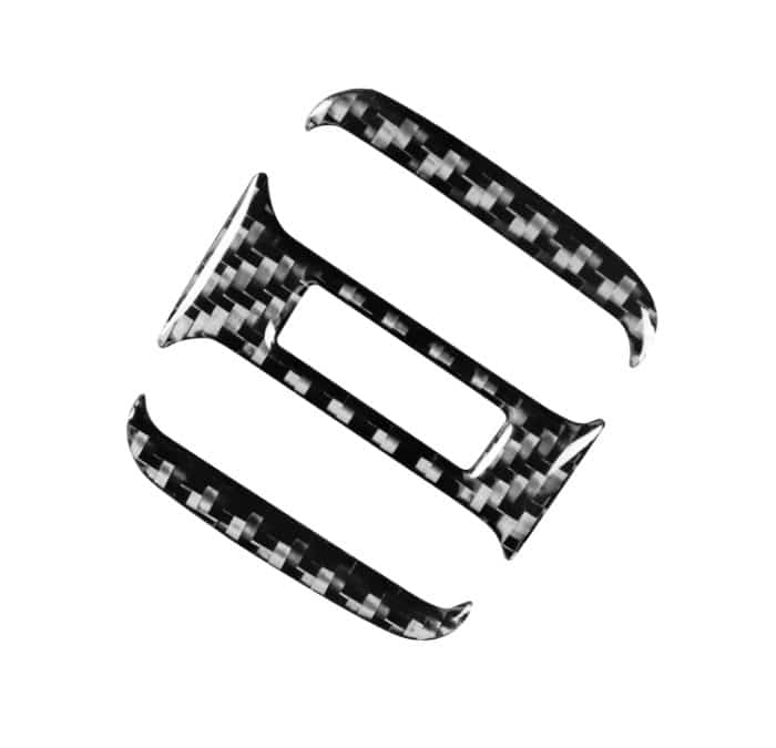 3 stücke / satz Kohlefaser-Auto-Hinterluftauslass Dekorativer Aufkleber für Toyota 4runner 2010-2020 – Bild 3