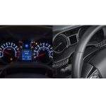 2 stücke / satz Kohlefaser Auto Instrument beides Seiten dekorativer Aufkleber für Toyota 4runner 2010-2020 – Bild 5