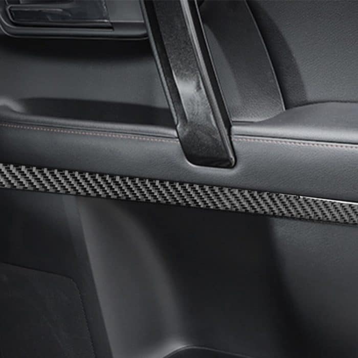 4 teile / satz Kohlefaser-Autotür innen Verleih dekorativer Aufkleber für Toyota 4Runner 2010-2020 – Bild 5