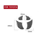 4 teile / satz Kohlefaser Auto Heckklappe Logo Dekorativer Aufkleber für Toyota 4runner 2010-2020 – Bild 2