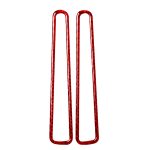 2 Teile/satz Carbon Faser Auto Fenster Luftauslass Defogging Dekorative Aufkleber für Nissan GTR R35 2008-2020, links und Rechts Fahren Universal, Window Air Outlet Defogging