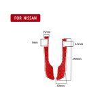 2 Teile/satz Carbon Faser Auto Tacho Dekorative Aufkleber für Nissan GTR R35 2008-2016, Links und Rechts Fahren Universal, Speedometer – Bild 2