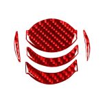 5 Teile/satz Carbon Faser Auto Zentralen Luftauslass Dekorative Aufkleber für Nissan GTR R35 2008-2016, links und Rechts Fahren Universal, Central Air Outlet, 5 PCS