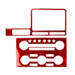 2 Teile/satz Carbon Faser Auto Navigation Instrument Dekorative Aufkleber für Nissan GTR R35 2008-2016, Links Fahren, Navigation Instrument , Left Driving