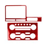 2 Teile/satz Carbon Faser Auto Navigation Instrument Dekorative Aufkleber für Nissan GTR R35 2008-2016, Rechts Fahren, Navigation Instrument , Right Driving