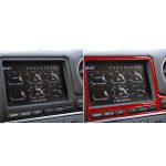 Carbon Fiber Car Navigation Display Frame Dekorativer Aufkleber für Nissan GTR R35 2008–2016, Rechtsfahren, Navigation Display Frame, Right Driving – Bild 5