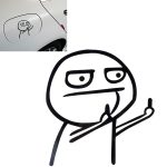 Auto-Cartoon-Persönlichkeits-dekorativer Aufkleber, Personality