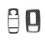 Carbon Fiber Car Window Lift Button Dekorativer Aufkleber für Dodge Challenger 2015 bis jetzt, Links fahren