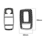 Carbon Fiber Car Window Lift Button Dekorativer Aufkleber für Dodge Challenger 2015 bis jetzt, Links fahren – Bild 2