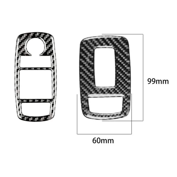 Carbon Fiber Car Window Lift Button Dekorativer Aufkleber für Dodge Challenger 2015 bis jetzt, Links fahren – Bild 2