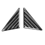 Kohlefaser Auto links rechts Seitenfenster Pfosten dekorative Aufkleber für Dodge Challenger 2015 bis jetzt, links fahren