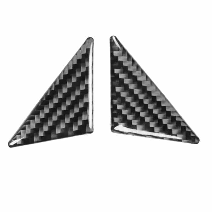 Kohlefaser Auto links rechts Seitenfenster Pfosten dekorative Aufkleber für Dodge Challenger 2015 bis jetzt, links fahren – Bild 1