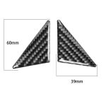 Kohlefaser Auto links rechts Seitenfenster Pfosten dekorative Aufkleber für Dodge Challenger 2015 bis jetzt, links fahren – Bild 2