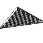 Kohlefaser Auto links rechts Seitenfenster Pfosten dekorative Aufkleber für Dodge Challenger 2015 bis jetzt, links fahren – Bild 3