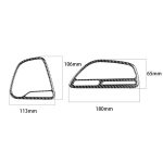 Carbon Faser Auto Instrument Links Rechts Lufteinlass Dekorative Aufkleber für Dodge Challenger 2015 bis jetzt, Links fahren – Bild 2