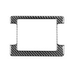 Carbon Fiber Car Navigation Frame Dekorativer Aufkleber für Dodge Challenger 2015 bis jetzt, Links fahren