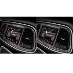 Carbon Fibre Car Central Control Instrument Großflächiger dekorativer Aufkleber für Dodge Challenger 2015 bis jetzt, Links fahren – Bild 6