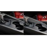 Carbon Fiber Car Central Control Gear Seite dekorative Aufkleber für Dodge Challenger 2015 bis jetzt, links fahren – Bild 6