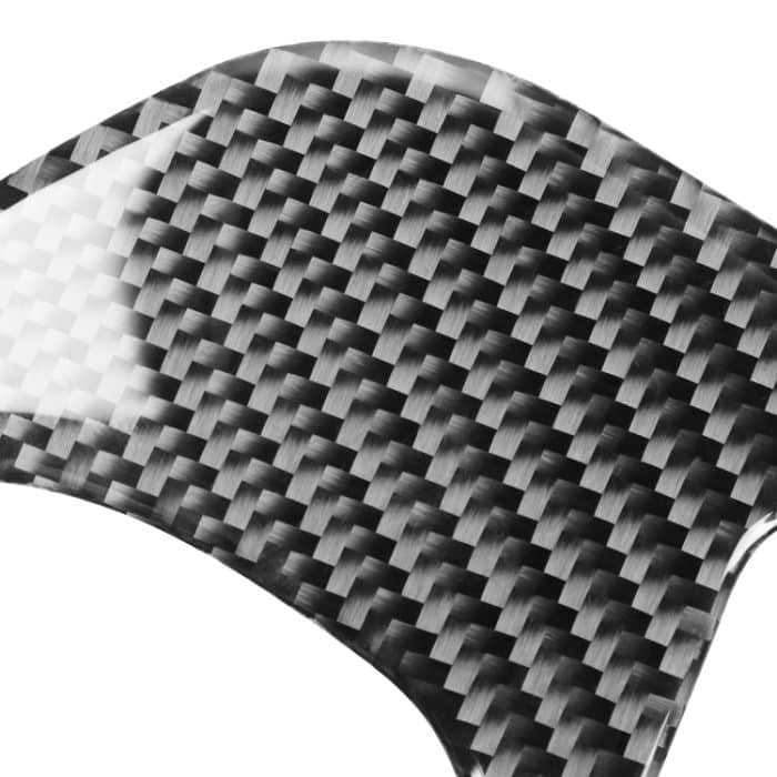 2 PCS / Set Kohlefaser Auto Getriebe Aufbewahrungsbox dekorative Aufkleber für Dodge Challenger 2015 bis jetzt, links fahren – Bild 4