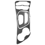 3 PCS / Set Carbon Fibre Car Central Control Gear Dekorativer Aufkleber für Dodge Challenger 2015 bis jetzt, Links fahren