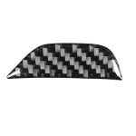 Carbon Faser Auto Central Control Armlehne Aufbewahrungsknopf Dekorativer Aufkleber für Dodge Challenger 2015 bis jetzt, Links fahren