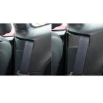 3 PCS / Set Carbonfaser Auto Sicherheitsgurt Panel dekorative Aufkleber für Dodge Challenger 2015 bis jetzt, links fahren – Bild 7