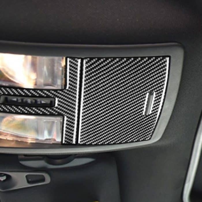 2 PCS / Set Kohlefaser Auto Leselampe Panel dekorative Aufkleber für Dodge Challenger 2015 bis jetzt, links fahren – Bild 6