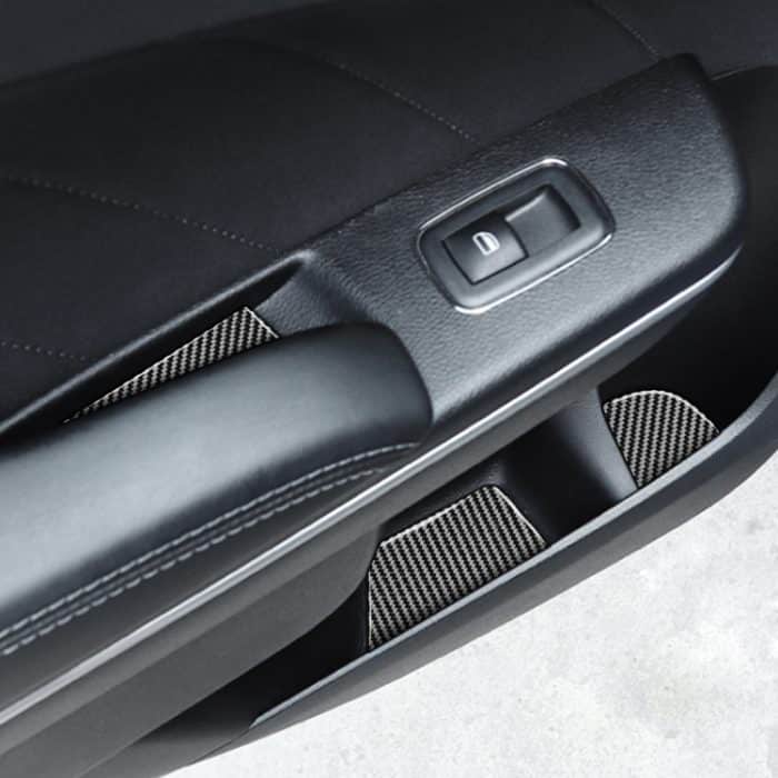 11 PCS / Set Kohlefaser Autotür Slot Pad Dekorativer Aufkleber für Dodge Challenger 2015 bis jetzt, Links fahren – Bild 11