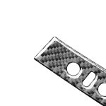 2 Stück / Set Carbon Fiber Car Central Control Panel Eine Version dekorativer Aufkleber für Lexus GS 2006-2011, linke und rechte Antrieb universell – Bild 3