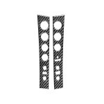 2 Stück / Set Carbon Fiber Car Central Control Panel B-Version Dekorativer Aufkleber für Lexus GS 2006-2011, linke und rechte Antrieb universell