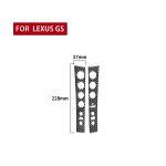 2 Stück / Set Carbon Fiber Car Central Control Panel B-Version Dekorativer Aufkleber für Lexus GS 2006-2011, linke und rechte Antrieb universell – Bild 2