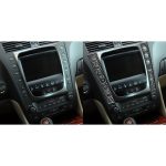 2 Stück / Set Carbon Fiber Car Central Control Panel B-Version Dekorativer Aufkleber für Lexus GS 2006-2011, linke und rechte Antrieb universell – Bild 6
