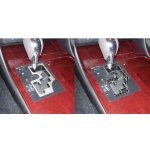 Kohlefaser-Auto-Gang-Panel-Innenrahmen A Version Dekorativer Aufkleber für Lexus GS 2006-2011, linke Fahrt – Bild 6